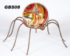 Gazing Ball with Spider Stand