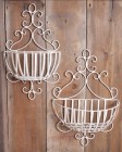 Set of 2 Strap Wall Baskets