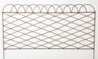 Rounded Fence with XX's Pattern