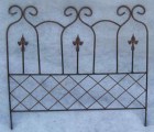 X's & 3 Finial Fence